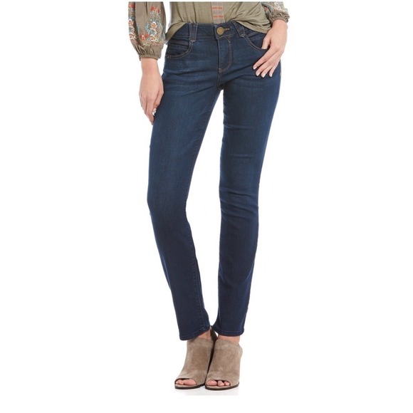 Democracy Denim - Democracy "Ab" Tech Straight‎ Leg Jeans Dark Wash Denim Womens 16